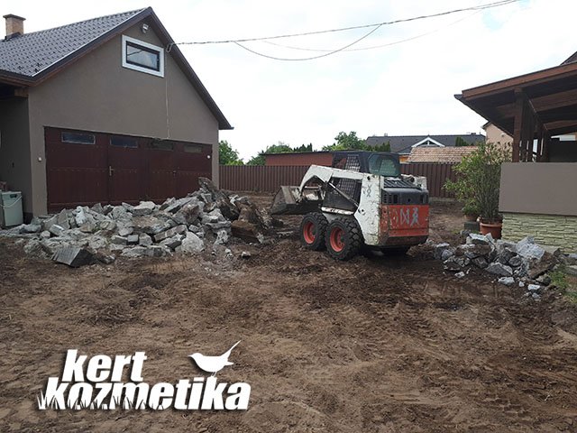 Tereprendezés és betontörés Gyömrőn