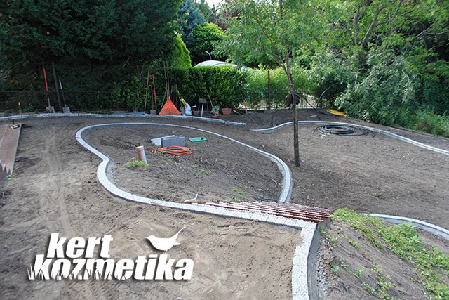 Ágyásszegélyezés – Naturo térkő – Szentendre