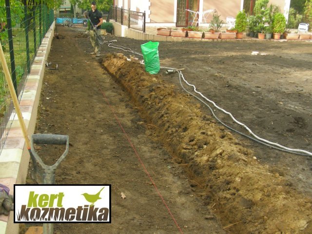 Öntözőrendszer átépítése – kertépítés XVI. kerület