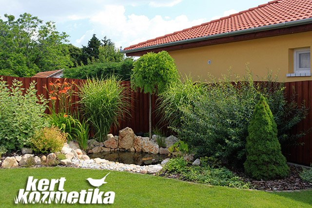 Kertépítés – Ecser (közeli referencia)